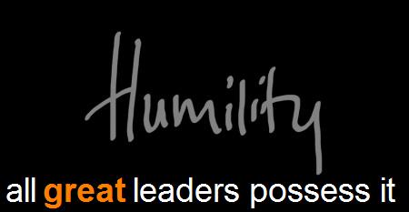 Love humility great leaders