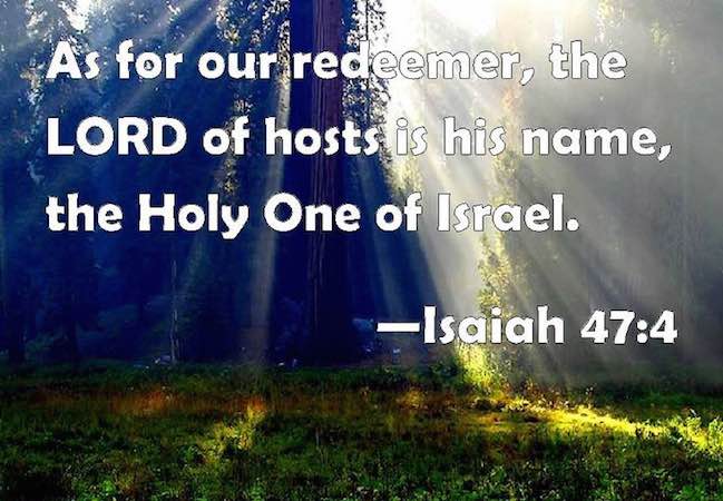 Isaiah Redeemer-Isaiah-47-4-web